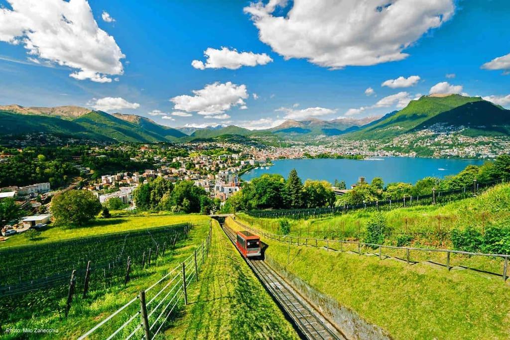 Apartmán Lakeside Attic Lugano Exteriér fotografie